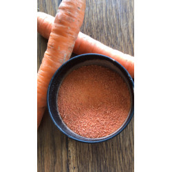 Poudre de carotte du jardin